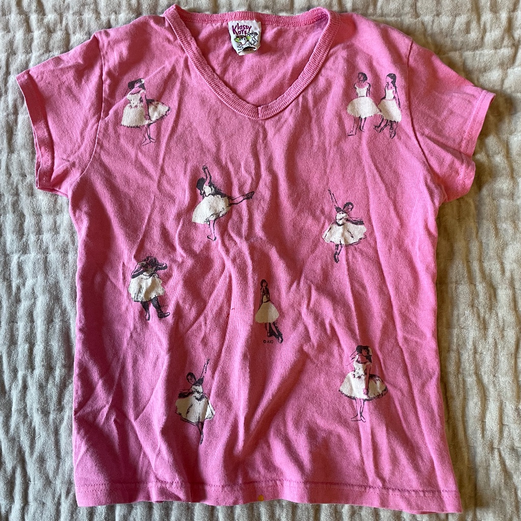 Vintage Degas Ballet Ballerina T-Shirt Lk Tee Worn By Sydney The Bear Balletcore